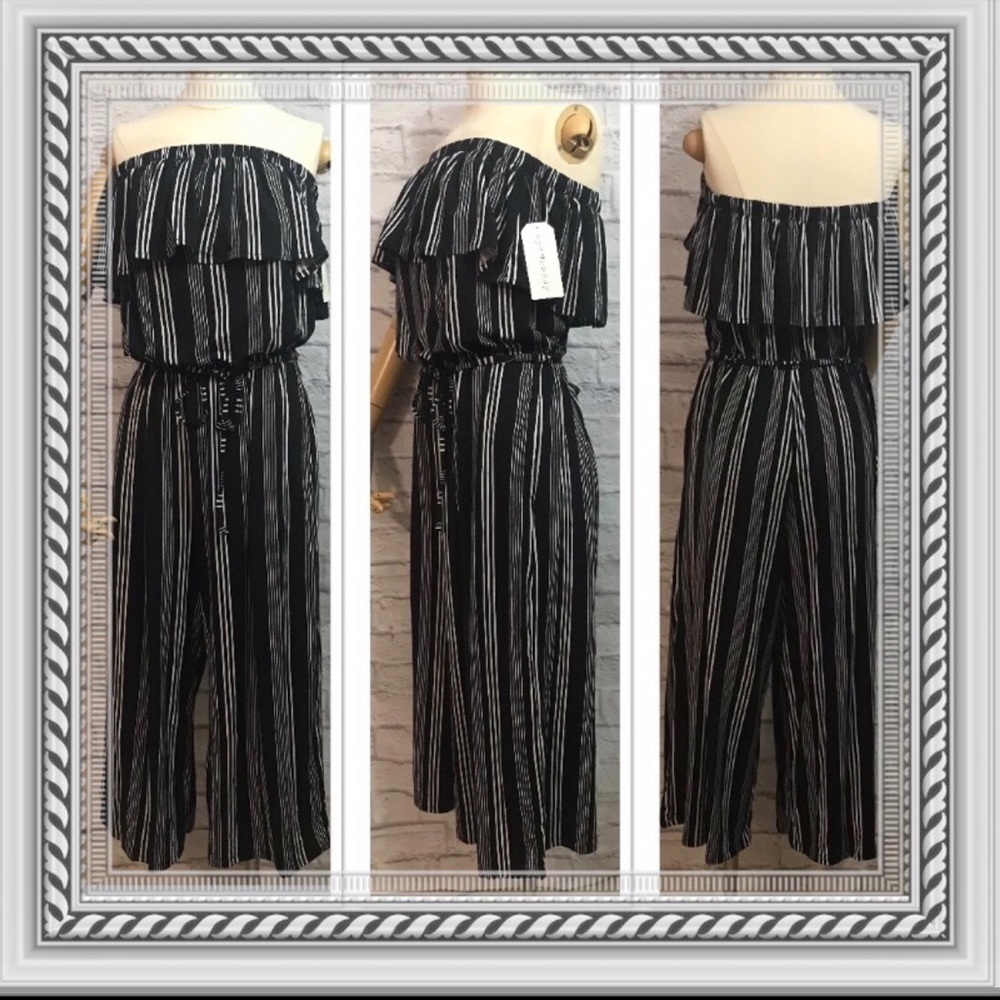 Eye Candy Strapless Jumpsuit (NWT)